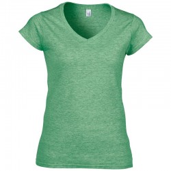 Plain T-shirt Softstyle® women's v-neck GILDAN 141 GSM